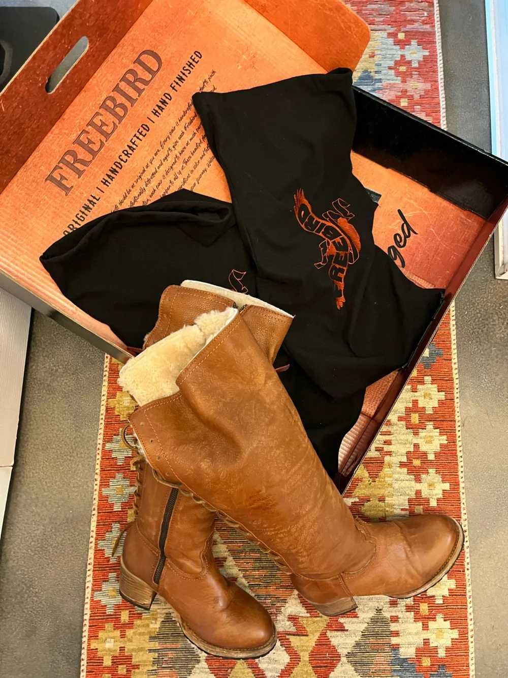 Freebird Iceland Boots in Cognac Size 8 - Worn Once